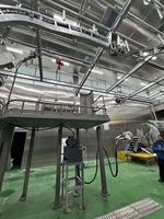 Ligne d'abattage de bétail commerciale, équipement d'abattoir de bœuf industriel, machinerie complète d'abattage de vaches