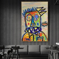 Décoration de la maison 100% toile d'art populaire peinte à la main Pop art graffiti Art toile peinture à l'huile