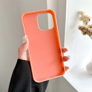 1.6mm <span class=keywords><strong>Cover</strong></span> in Silicone opaco con Micro fibra libera stampa Logo colorato TPU custodia per telefono morbido per <span class=keywords><strong>iPhone</strong></span> 16 15 14 13 12 <span class=keywords><strong>11</strong></span> - Product Image 3