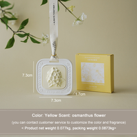 Haute qualité suspendu plâtre pierre arôme parfum diffuseur voiture désodorisant plâtre pierre huile essentielle parfum arôme diffuseur