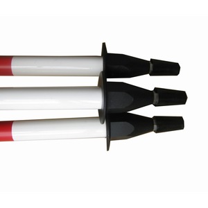 حامل ثلاثي الأرجل من الألومنيوم باللونين الأحمر والأبيض عالي الجودة لأدوات المسح وعمود المنشور والمحطة الشاملة - Product Image 5