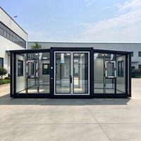 Maison conteneur extensible directement de l'usine, bâtiment modulaire préfabriqué, logement préfabriqué économique pour projets de construction