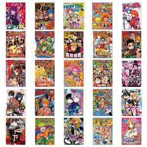 50 pièces, vente chaude en usine, autocollants décoratifs personnalisés, niche, peints, <span class=keywords><strong>manga</strong></span>, pour vitres de voiture et coques de téléphone. - Product Image 3