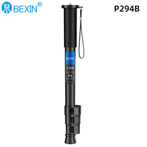 Monopode Bexin 46 cm plié, 145 cm extensible, support de caméra en aluminium pour photographie, bâton à selfie - Product Image 3