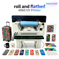 Impresora UV de Cama Plana BL Recién Mejorada 40*60 con 2 Cabezales XP600, Impresión Automática de Etiquetas con Tinta UV, 3 en 1, Precio al por Mayor