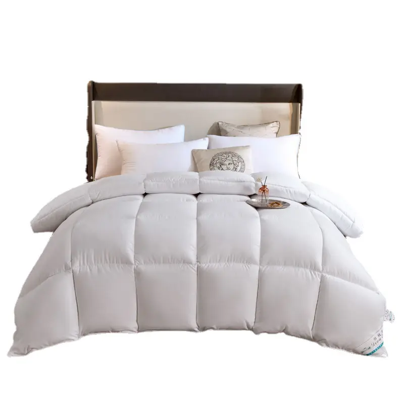 Hotel and Home Luxury Soft Warm Cotton White Duck Goose Feather Down Quilt Blanket Duvet Comforters