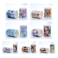 Rouleau d'autocollants en PET mat large pour la décoration de carnets de notes