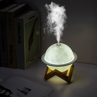 H2o usb coloré humidificateur feu flamme humidificateur diffuseur intelligent humidificateur à ultrasons purificateur uv