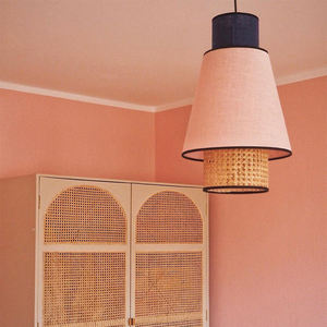 Lustre en rotin Salon Simple Moderne Créatif Personnalité <span class=keywords><strong>Tissu</strong></span> Hôtel Japonais Restaurant Pendentif Lumière - Product Image 5