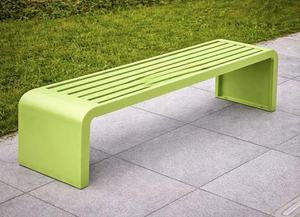 Outdoor Stainless Steel <strong>Bench</strong> Wrought Iron <strong>Garden</strong> Backrest Solid Anti-corrosion Leisure <strong>Bench</strong> <strong>Plastic</strong> Wood Patio Park - Product Image 3