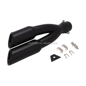 Convient pour la <span class=keywords><strong>moto</strong></span> de sport Yamaha Kawasaki Modifié Thunder <span class=keywords><strong>Silencieux</strong></span> d'échappement gauche et droit 38-51MM - Product Image 5