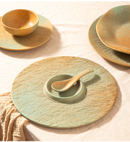Vaisselle en porcelaine réactive colorée pour restaurants à thème, hôtels, banquets, événements, assiettes en céramique