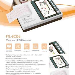 Moniteur vétérinaire tenu dans la main d'Ecg grand moniteur vétérinaire de mémoire avec le Wifi - Product Image 4