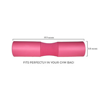 Coussin de protection antidérapant pour le cou et les épaules avec logo personnalisé MKAS, coussin en mousse souple pour les squats avec barre de musculation