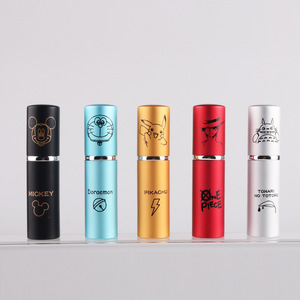 ขวดสเปรย์อลูมิเนียมสีสันสดใส10มล. พร้อมลวดลายการ์ตูนขวดแก้วเติมได้ - Product Image 2