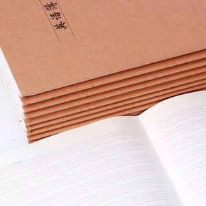 Cuadernos Escolares al por Mayor con Cubierta de Kraft Personalizada, Encuadernación Cosida, 4 Líneas, Cuaderno de Práctica de Escritura en Inglés - Product Image 2
