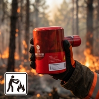 Extincteur portable Tianyu Fire Ball 1,2 g avec certification CE et MSDS, lanceur inclus