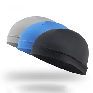 Chapéu Hijab para ciclismo, chapéu esportivo para corrida, gorro de poliéster para capacete de motocicleta, forro para transpiração, relógio esportivo