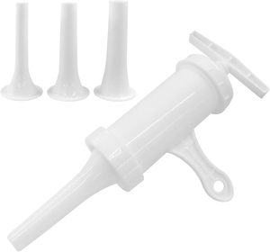 Machine à saucisses manuelle en plastique écologique, compatible lave-vaisselle, avec 3 dispositifs pour les boulettes de viande et l'utilisation en cuisine - Product Image 2
