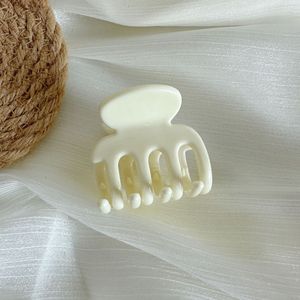 Barrettes à cheveux en plastique tendance, écologiques, petites, couleur mate, couleur bonbon, pour queue de cheval - Product Image 6