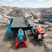 6S Vibrations-Schütteltisch Einfache Wartung Schwerkraft-Trennmaschine Komplettset für Mineralaufbereitungs-Produktionslinie