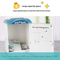 OEM Grande Capacité Automatique Induction ATM Tirelire Enfants Intelligent Électronique Empreinte Digitale Mot de Passe Années Plastique