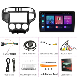 Podofo 9 "Android 2Din 2 + 64G autoradio Stereo per <span class=keywords><strong>Hyundai</strong></span> <span class=keywords><strong>Matrix</strong></span> 2001-2010 e Android Auto GPS WIFI Hifi Audio FM RDS BT - Product Image 6