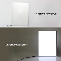 Dropshipping, panneau lumineux LED ultra fin en aluminium A4, suspendu, étanche, 4000 lumens, panneau lumineux rétroéclairé pour menu, insert pour affiche, boîte à lumière