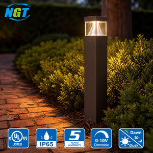 STOCK IN US <b>LED</b> Outdoor Garden Lamp 24W Waterproof Energy Saving for Courtyard Pathway Security Lawn - Product Image 1