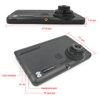 SW-H55 de navegación GPS para coche y camión, pantalla táctil capacitiva de 7 pulgadas, 768M + 16GB, recordatorios de voz opcionales, mapas gratuitos de 2020