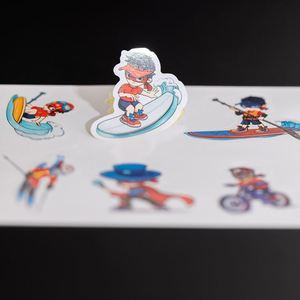 Impression d'autocollants en papier anime mignons personnalisés, vente en gros d'autocollants en vinyle autocollants de dessins animés, feuilles d'étiquettes - Product Image 5