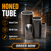 Tubo de Acero sin Costura para Cilindros Hidráulicos, Tubo Rectificado para Cilindros