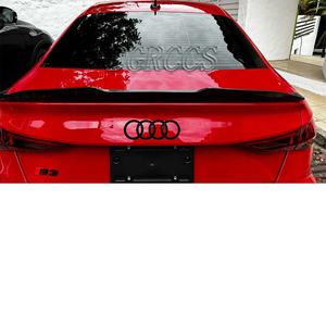<span class=keywords><strong>AUDI</strong></span> A3 S3 <span class=keywords><strong>RS3</strong></span> limusina 8Y sedán apariencia decoración estilo PSM fibra de carbono alerón trasero alerón del maletero 2021-2024 - Product Image 6
