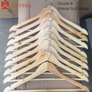 Perchas de Madera de Eucalipto Económicas, Perchas de Madera para Ropa, Cabides de <span class=keywords><strong>Madeira</strong></span>, Percha de Madera - Product Image 5