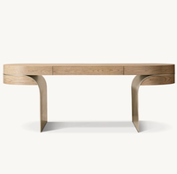 Nuevo diseño Muebles de oficina de madera Escritorios de computadora para el hogar Escritorios de oficina de madera de roble