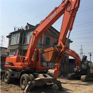 21ton Good Performance Doosan DH210W-7 DH210 <b>Engineering</b> <b>Construction</b> <b>Machinery</b> Used Korea Doosan DH210W-7 Wheel Excavator - Product Image 4