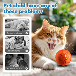 İnteraktif Köpek Oyuncakları Akıllı Engelden Kaçınma Köpek Topları Titreşimli Top Oyuncak Şarj Edilebilir Otomatik Hareket Eden Sallanan - Product Image 3