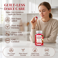 OLLI 2000 mg par Portion, Sans Sucre, Végétalien, Gommes à la Cannelle et au Chrome, Complément Cérébral, Gommes à la Cannelle de Ceylan pour Non-Enceintes