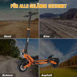 Trottinette électrique pliable pour adultes RCB D7PRO 48V 20.8Ah en aluminium, deux roues, commande par application, freins à disque, autonomie 90-100 km - Product Image 6
