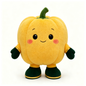Peluche de pera amarilla personalizado, lindo peluche de pera, muñeco de peluche de fruta de dibujos animados, juguete de peluche de pera - Product Image 4
