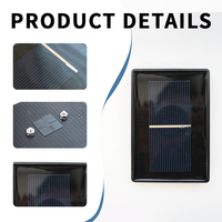 Panneau solaire rond en époxy sur mesure 2V 3V 5V, cellule solaire en résine étanche pour éclairage solaire DIY