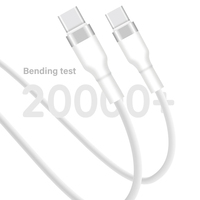 1M Type C Câble de charge 3A Charge rapide Données Téléphone Ligne Chargeur rapide Câble USB