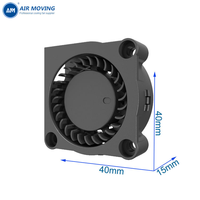Ventilateur axial DC de haute qualité AMB4015H12B 40*40*15MM 12V avec roulement à billes pour boîtier d'ordinateur, vente en gros OEM ODM