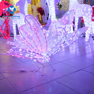 ชุดไฟประดับรูปผีเสื้อ Anpu Lighting RGB LED เปลี่ยนสีได้ กันน้ำ สำหรับตกแต่งสวนและงานเทศกาล - Product Image 3
