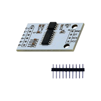 Módulo ADC HX711 de 24 bits con TL431 integrado, voltaje de referencia externo, sensor de peso de doble canal, celda de carga de 24 bits