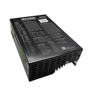 Controlador de Motor MOONS Trifásico de 256 Segmentos, 8A, 90-240VAC, 57/86/110, Serie SRAC MA Paso a Paso - Product Image 3