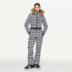 Combinaison de <span class=keywords><strong>ski</strong></span> pour femme, style nouveau, hiver, à capuche, coupe ajustée, coupe-vent, imperméable, chaude, une pièce, vêtements de <span class=keywords><strong>ski</strong></span> pour adultes - Product Image 3