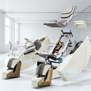 Masseur corporel électrique de luxe 2026 haut de gamme 4D 3D à gravité zéro avec physiothérapie infrarouge et conception pliable - Product Image 1
