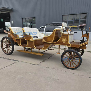 Offre Spéciale : Carrosse de Mariage de Luxe Romantique à Trois Rangées, Effet Bois, Transport Spécial - Product Image 6