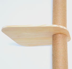 GMTPET <span class=keywords><strong>Arbre</strong></span> <span class=keywords><strong>à</strong></span> <span class=keywords><strong>chat</strong></span> classique moderne de luxe <span class=keywords><strong>à</strong></span> 4 niveaux, écologique, avec griffoir <span class=keywords><strong>XL</strong></span>, <span class=keywords><strong>hamac</strong></span>, jouet, en sisal, bois et carton, du sol au plafond - Product Image 4